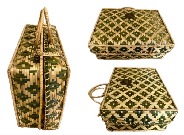 กระเป๋าไม้ไผ่-สำรับชุดดริปกาแฟ