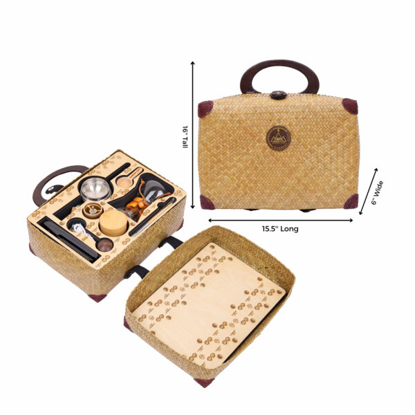 K-1.1-กระเป๋ากระจูด-สำรับชุดดริปกาแฟ-สีธรรมชาติ