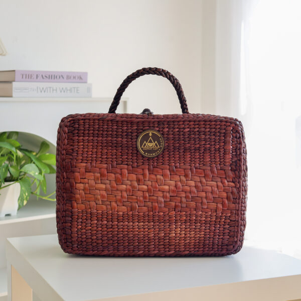 W-3.3-กระเป๋าผักตบชวา-สำหรับชุดดริปกาแฟ-สีโอ๊ต