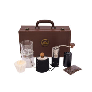 M 3 กระเป๋าชุดดริปกาแฟ Mini Coffee Drip Set (สีดำ)