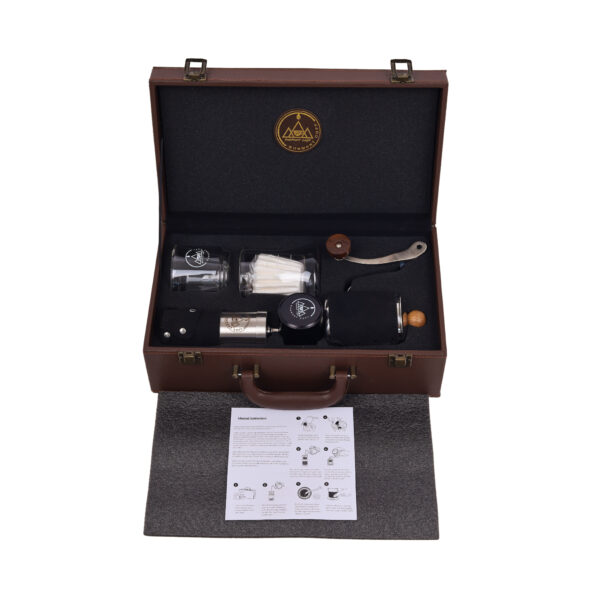 M-3-2 กระเป๋าชุดดริปกาแฟ Mini Coffee Drip Set (สีดำ)