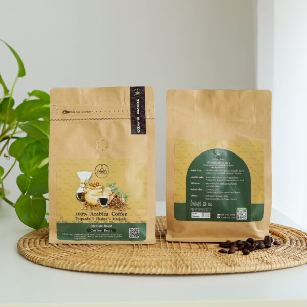 C-1 เมล็ดกาแฟอาราบิก้าแท้ 100 % ( House Blend ) Coffee Bean