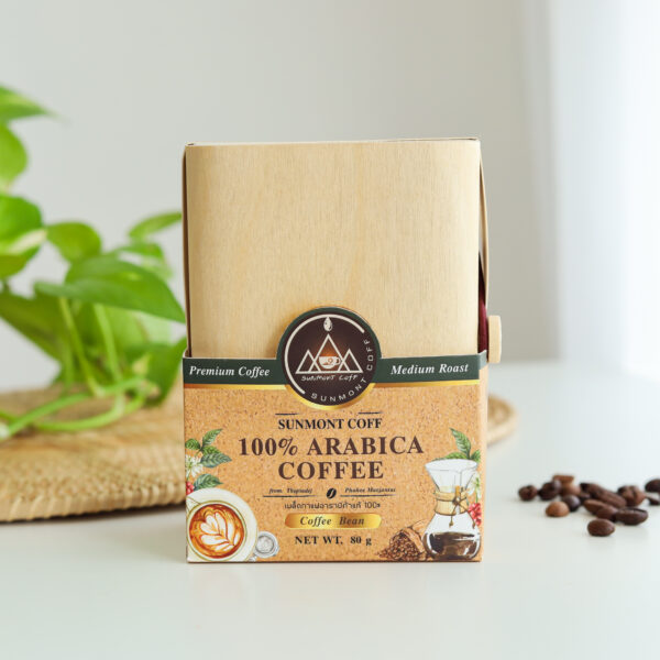 Coffee Bean Gift Box ชุดกล่องคราฟท์ เมล็ดกาแฟอาราบิก้าแท้100% (House Blend) - Image 5