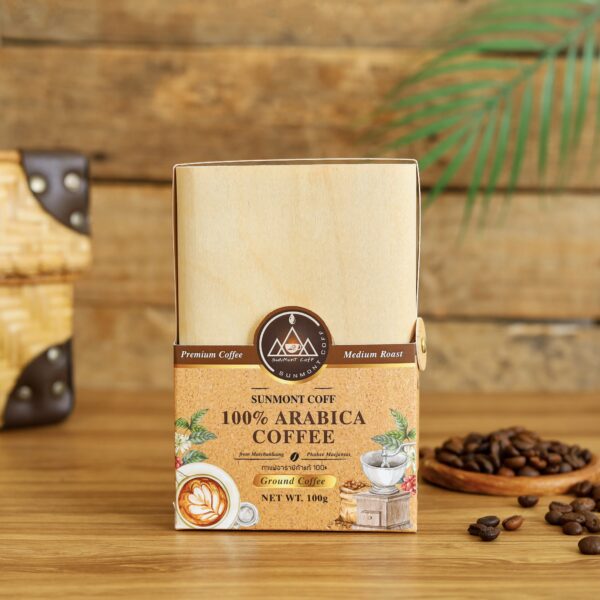 Ground Coffee Gift Box ชุดกล่องคราฟต์ กาแฟคั่วบดกลาง House Blend - Image 5