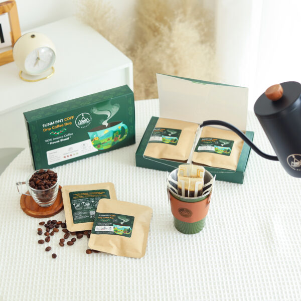 Drip Coffee Bag กาแฟดริปแบบพกพา House Blend" 100% Arabica Coffee